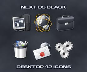 Next OS Black Desktop