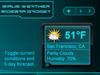 Sirus Sidebar Weather by: MikeB314