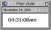 Mac style