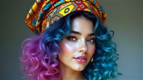 colorful hair