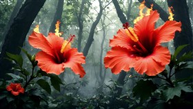 giant hibiscus flowers
