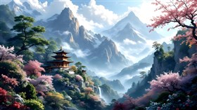 serene temple