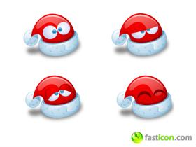 Santa Claus Hat Icons