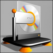 Soft Orange DVD drive