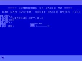 C64 log on XP