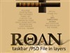 Roan WB Taskbar by: PoSmedley