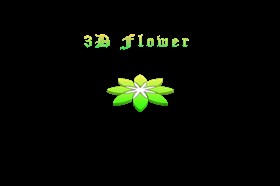 3D Flower