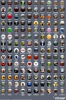 140 Game icons by Vyn3gaarr