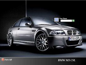 BMW M3 CSL silver