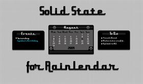 Solid State for Rainlendar