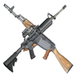 M16-AK47 Cross