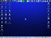 My dark blue desktop by: Filipulek