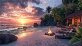 Relaxing Sunset Beach