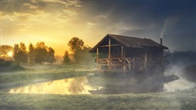 Cabin On The Pond