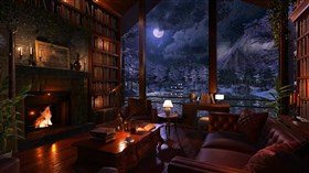 Beautiful Library Outlook