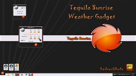 Tequila Sunrise Weather Gadget