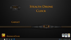 Stealth Drone Clock Gadget