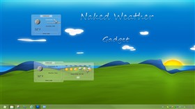 Naked Weather Gadget