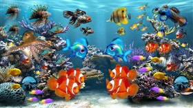 Aquarium Colors Screensaver