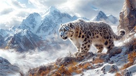 4K Snow Leopard3