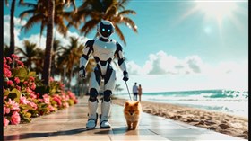 4K Robot Dogwalker