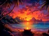 4K Beach Firepit w/sound by: AzDude