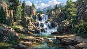 4K Rocky Falls6