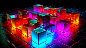 4K Cool Cubes 123