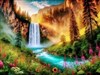 4K Scenic River Falls