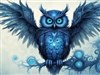 Blue owl of prey by: teddybearcholla