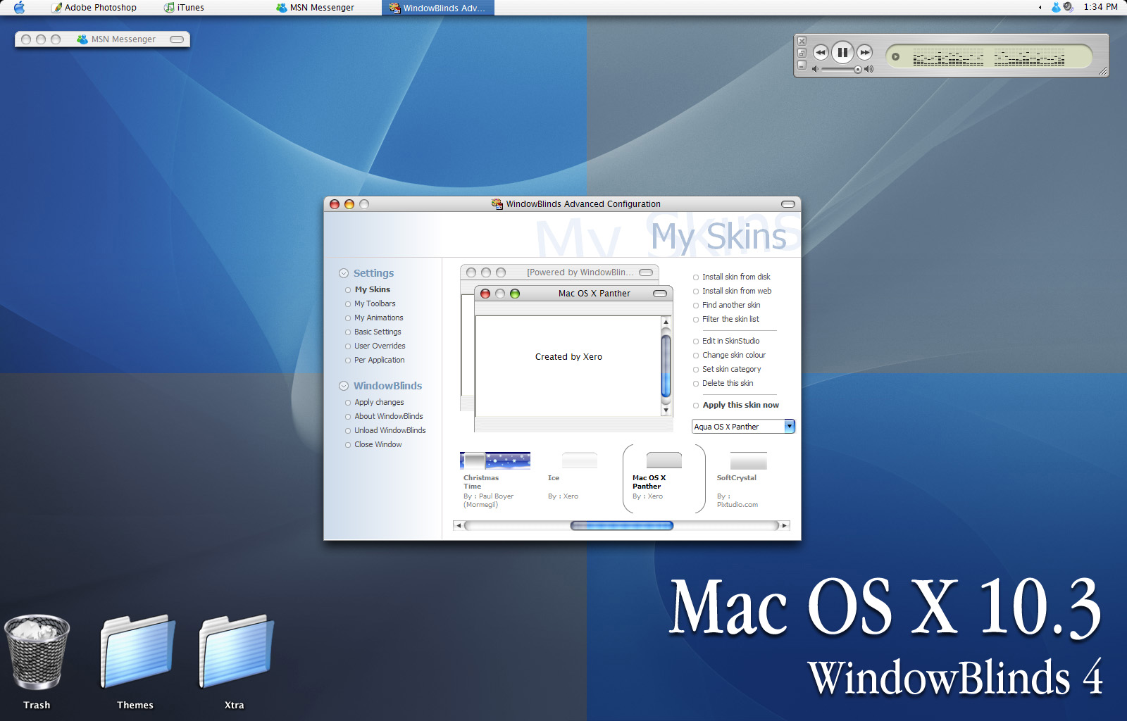 WINDOWBLINDS MAC OS X TIGER XP FREE DOWNLOAD