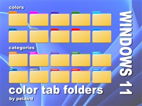 Color Tab Folders