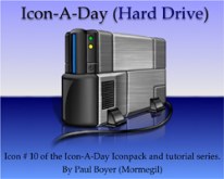 Icon-A-Day #10 (Hard Drive)