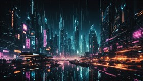 futuristic city