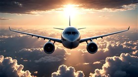 an airplane