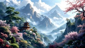 serene temple