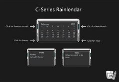 C-Series Rainlendar