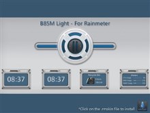 B85M Light Rainmeter