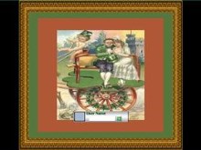 St. Patrick's Day Vintage Courtin Couple