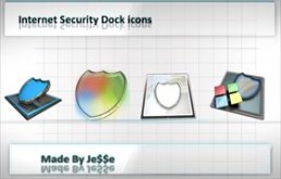 Internet Security Dock icons