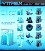 Vitrex Glass and Dark Icons
