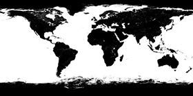 High res. Earth b&w