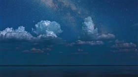 Fluffy Ocean Clouds Timelapse