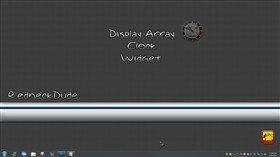 Display Array Clock Widget