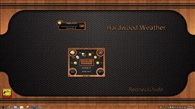 Hardwood Weather Widget