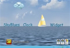 SkyBlues Clock Widget