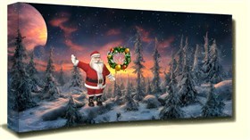 4K Santa In a 3D Box