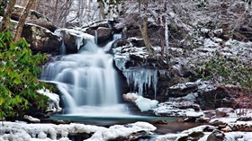 Icy Waterfall