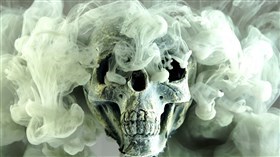 Smoking Skull