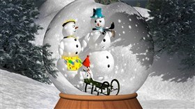 Snowman Snow Globe